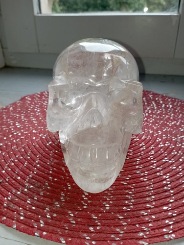 Crâne cristal quartz - de,