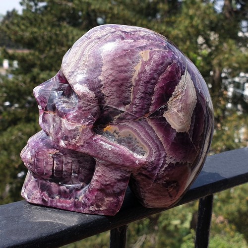 Crâne cristal sculpté en - de,