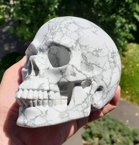 Crâne cristal sculpté - crâne,