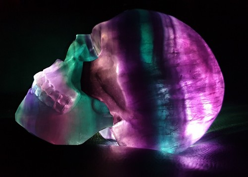 Crâne cristal sculpté - cristal,
