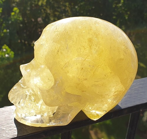 Crâne cristal sculpté en - sculpté,