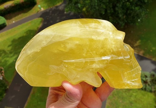 Crâne cristal sculpté - de,