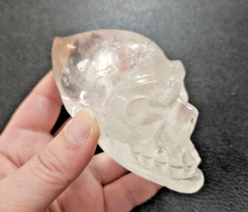 Crâne cristal de roche - cristal,