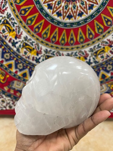 Crâne cristal roche - en,