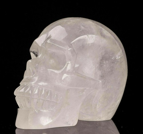 Crâne cristal roche - de, de
